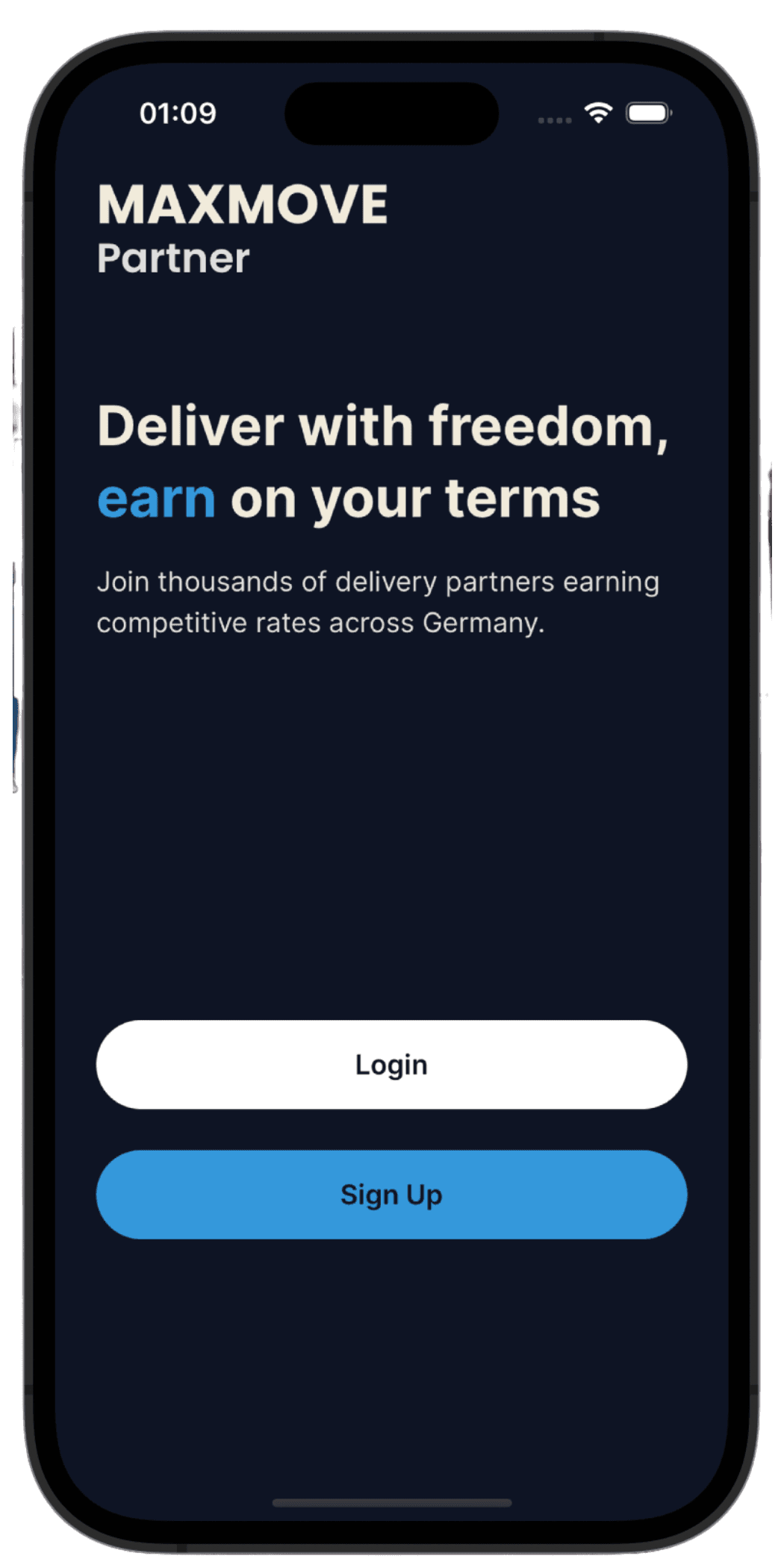 MaxMove Driver App Preview