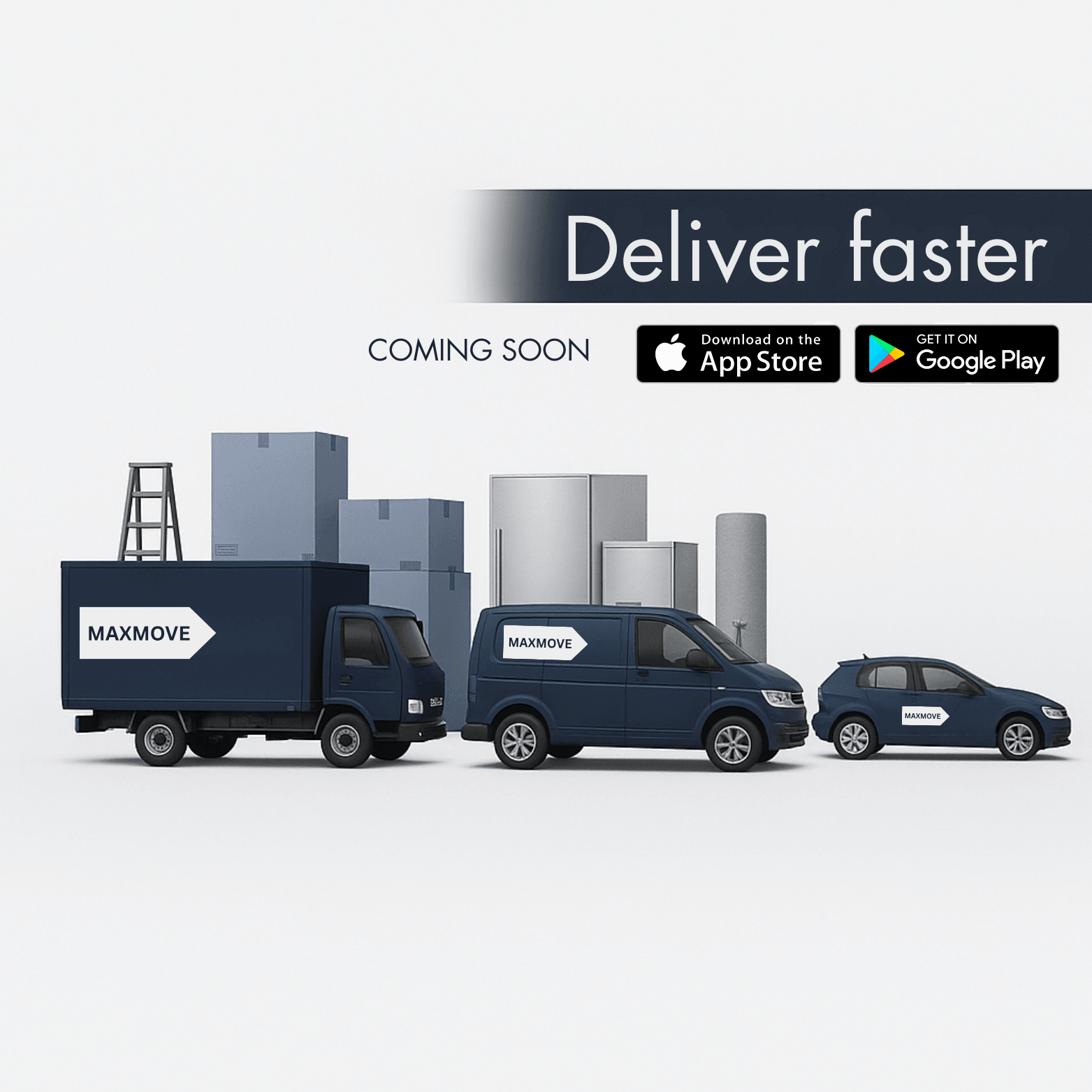 MaxMove fleet of delivery vehicles