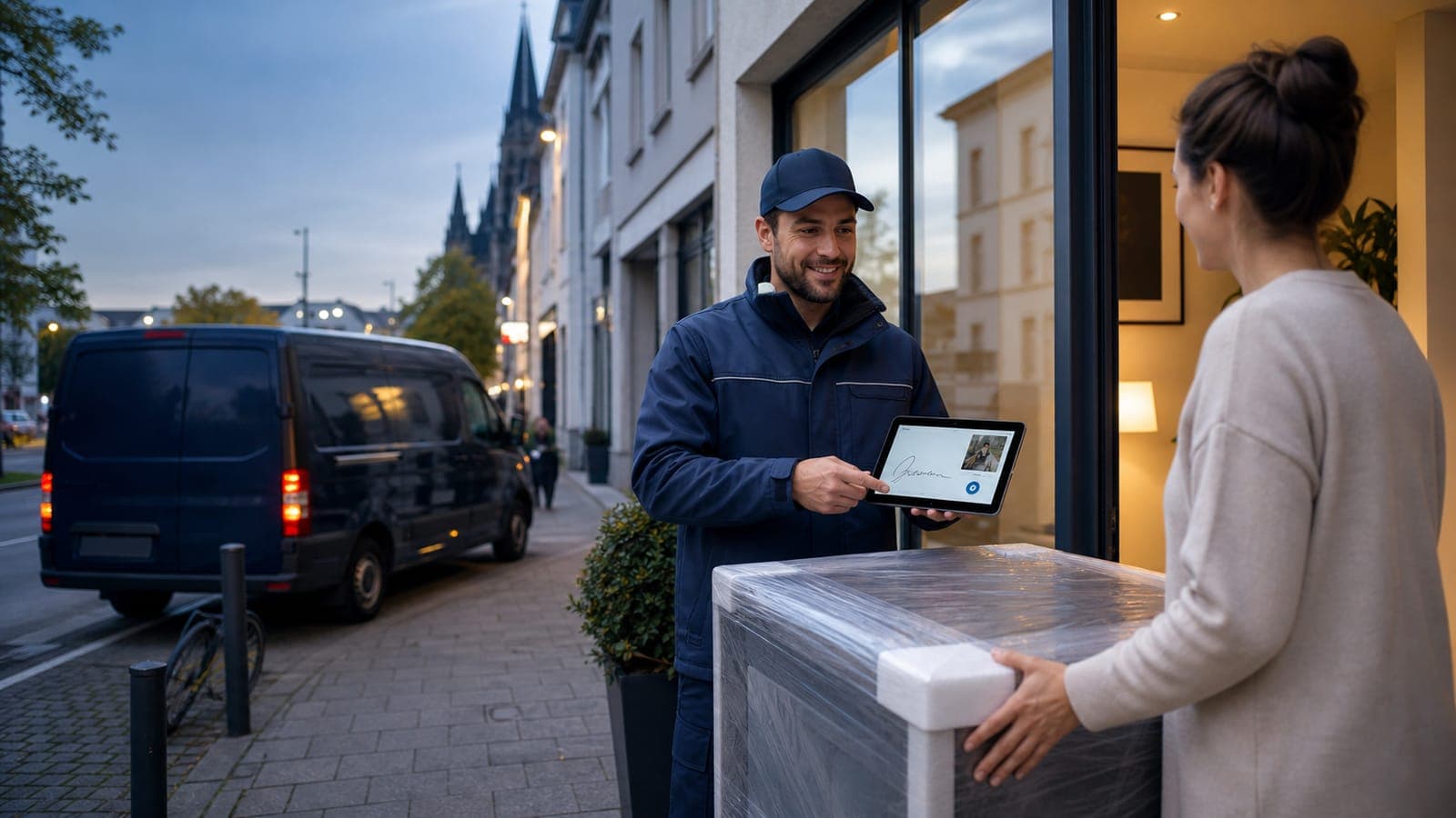 Digital proof of delivery: document transports clearly