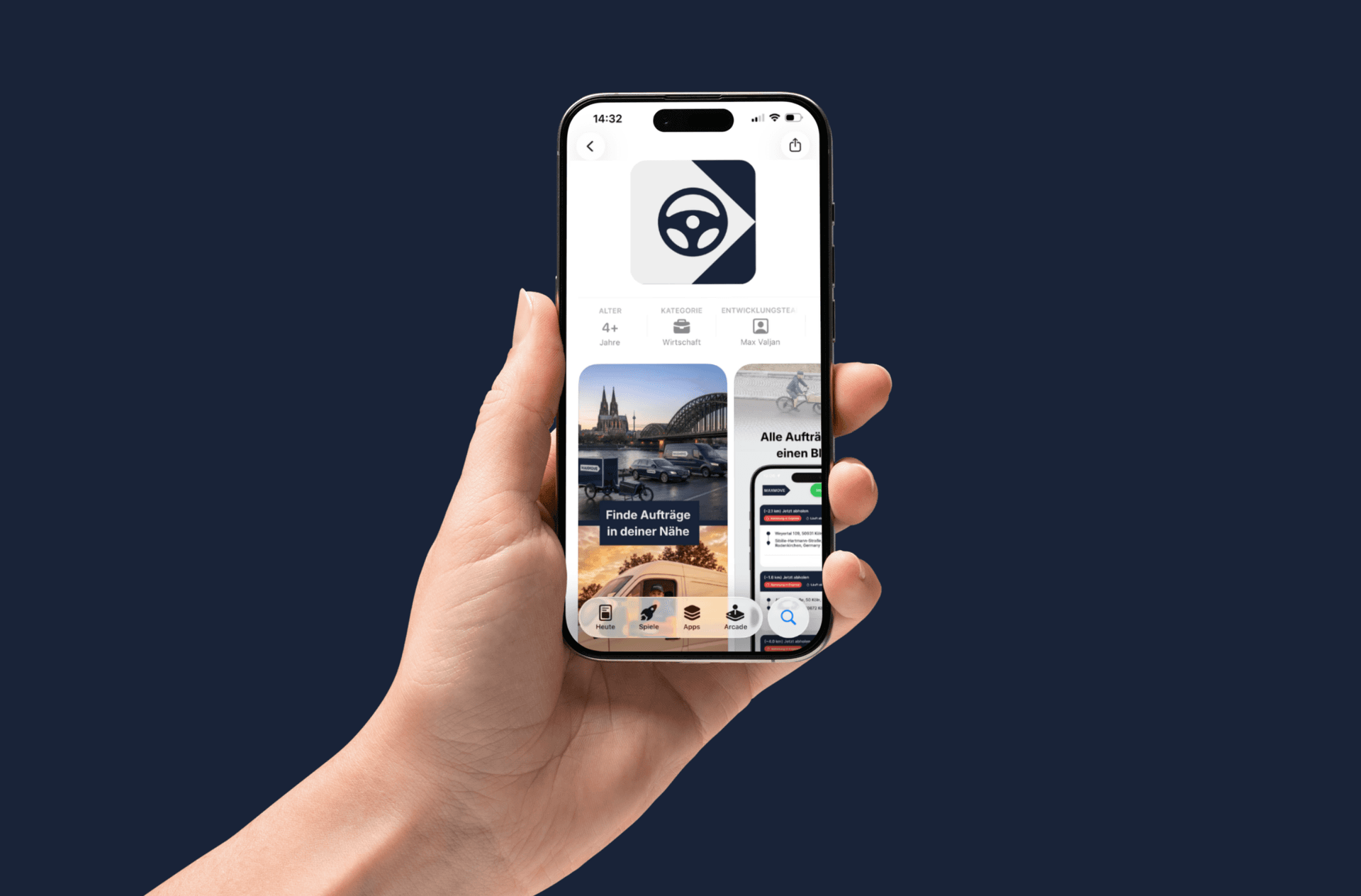 Die Maxmove Fahrer App ist live