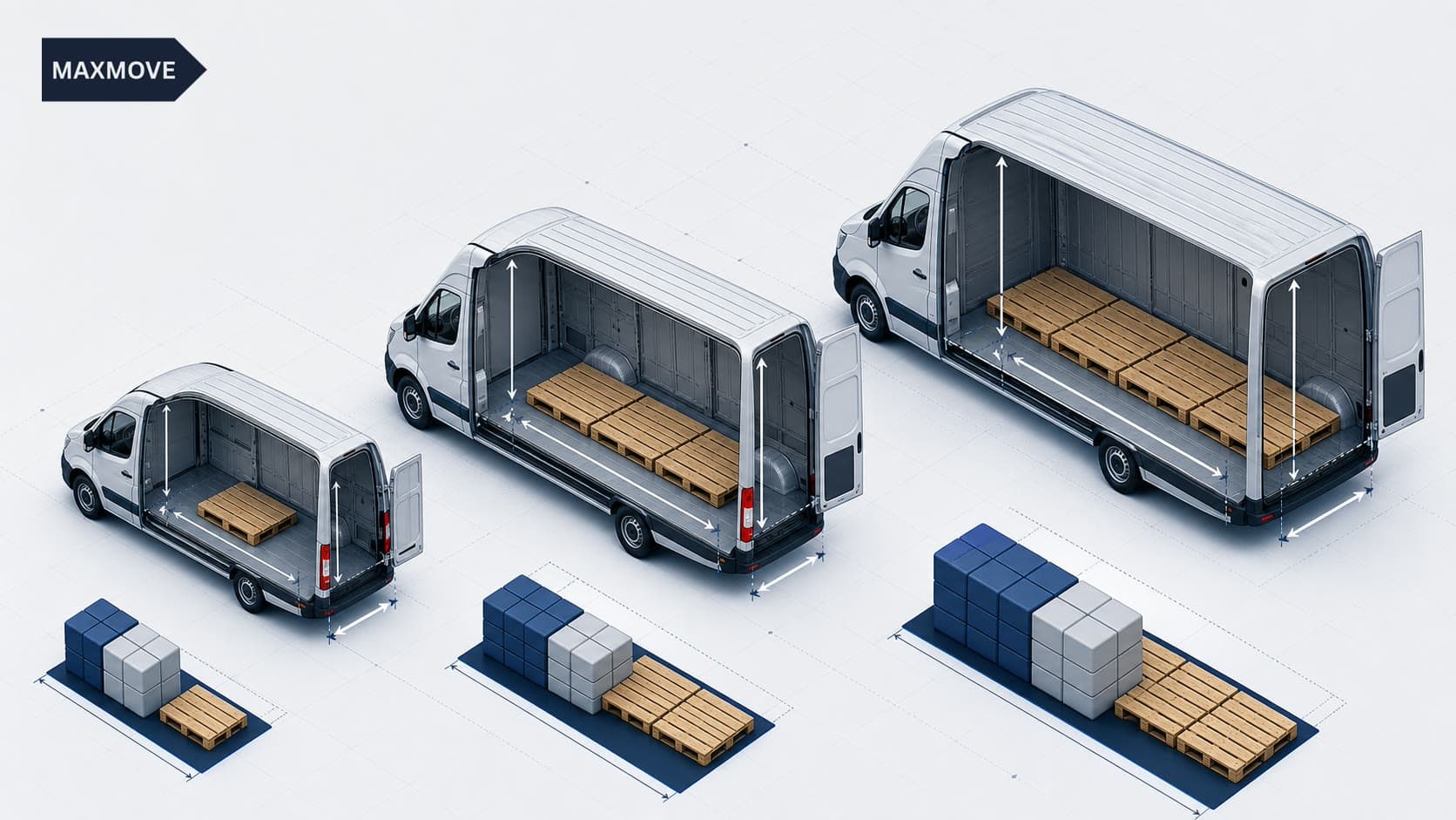 Sprinter Van Dimensions & Payload: L2H2/L3H2 Table