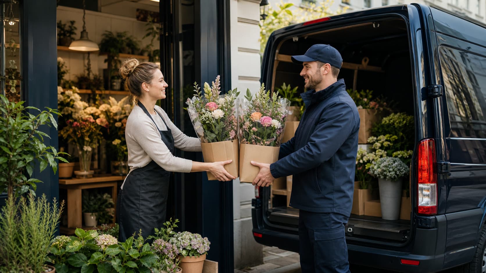 Blumenlieferung für Floristen – tagesfrisch beim Kunden