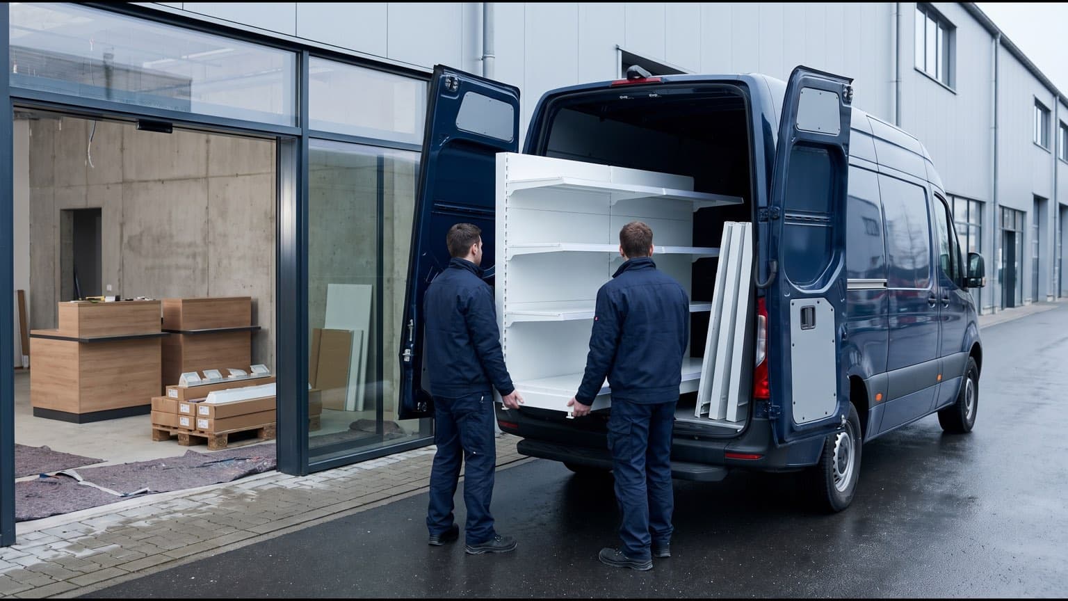 Ladenbau-Logistik – Einrichtung genau zum Montagetermin