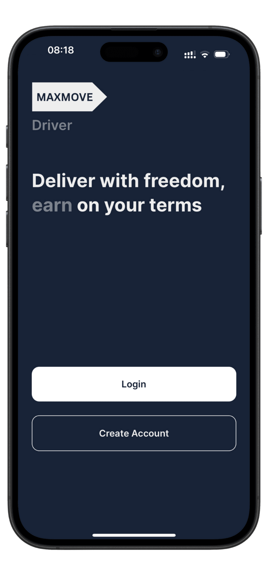 MaxMove Driver App Preview