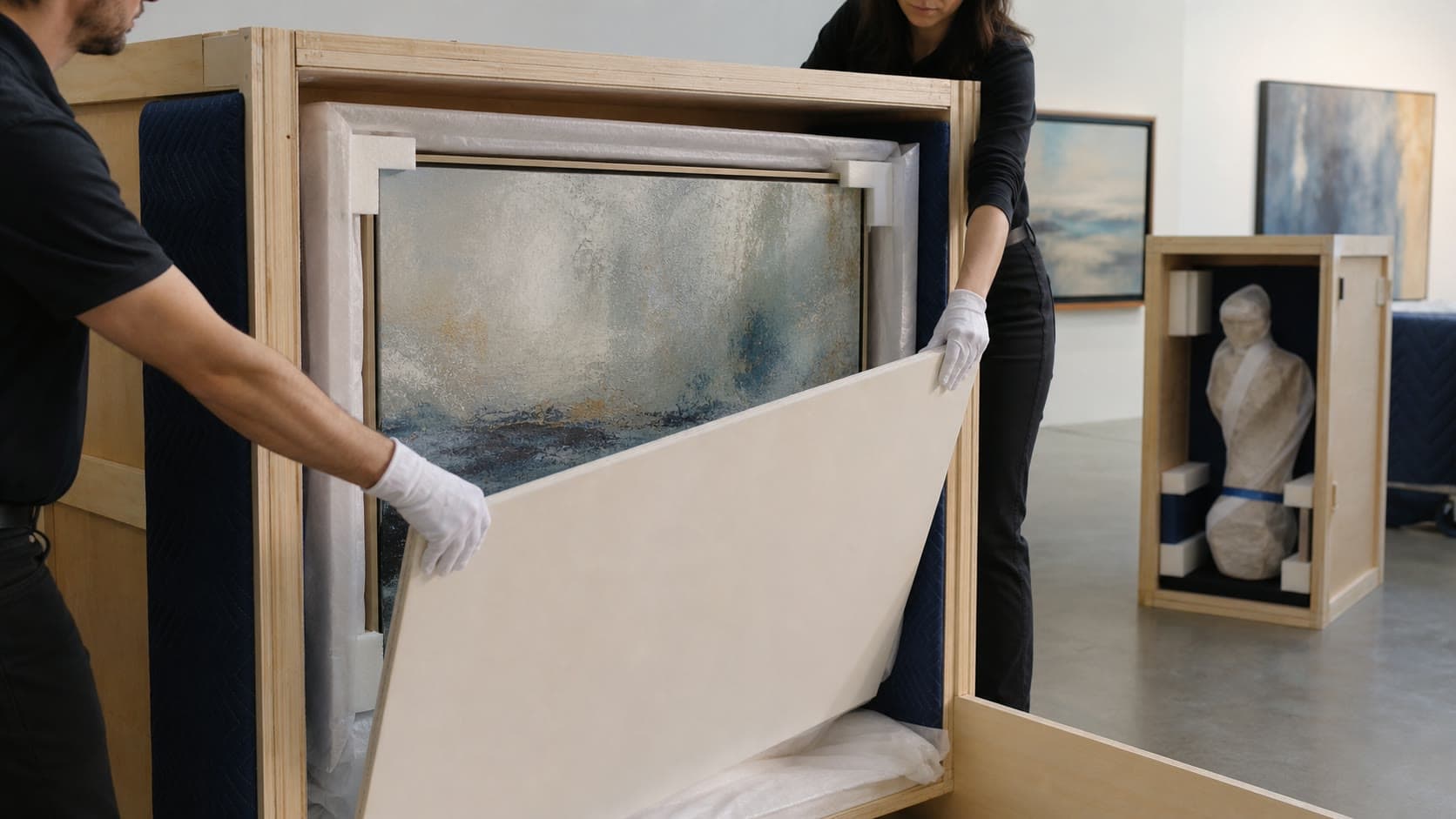 Kunst transportieren – mit der Sorgfalt einer Galerie